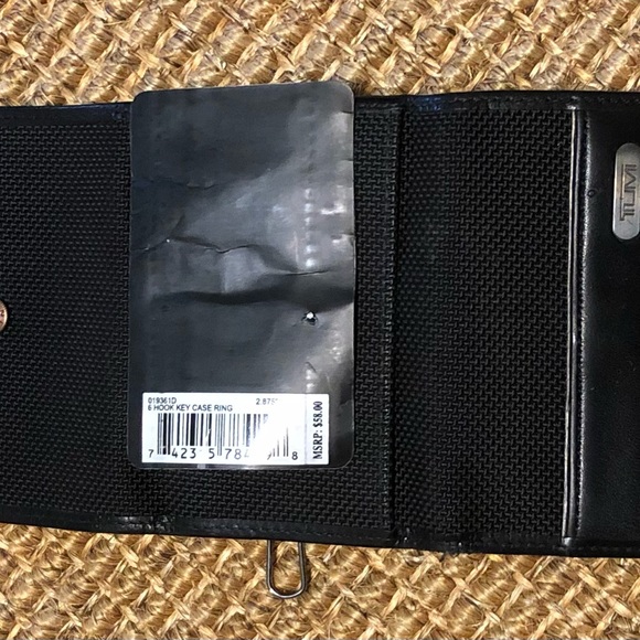 Tumi Small Card Key in Black - Picture 5 of 7